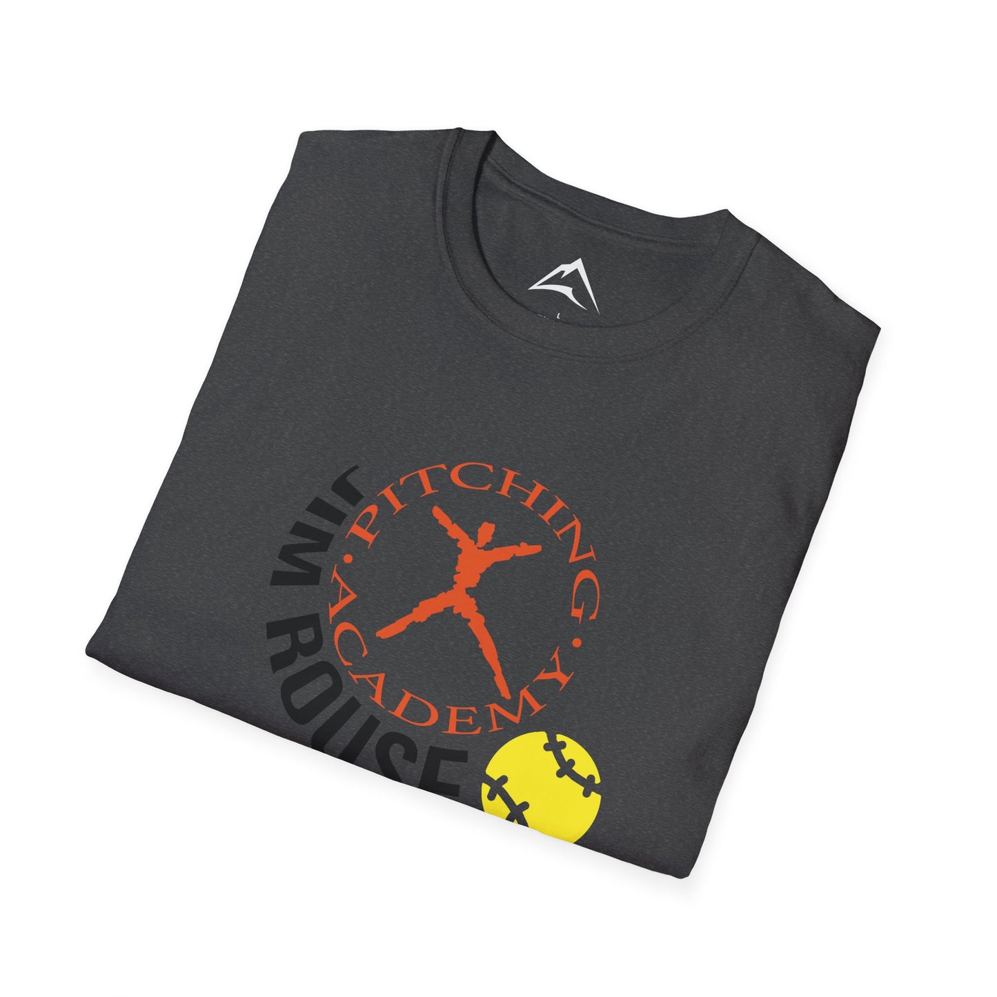 Jim Rouse Pitching Academy Adult T-Shirt - Grey
