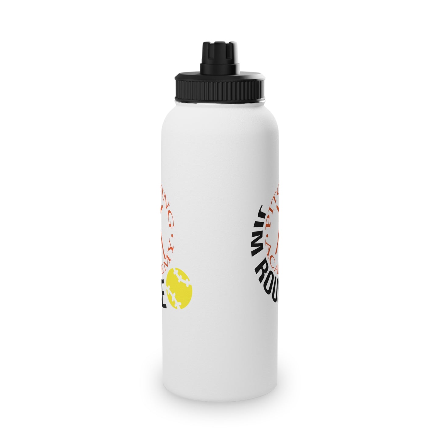 Jim Rouse Pitching Academy 32oz Stainless Steel Sports Water Bottle