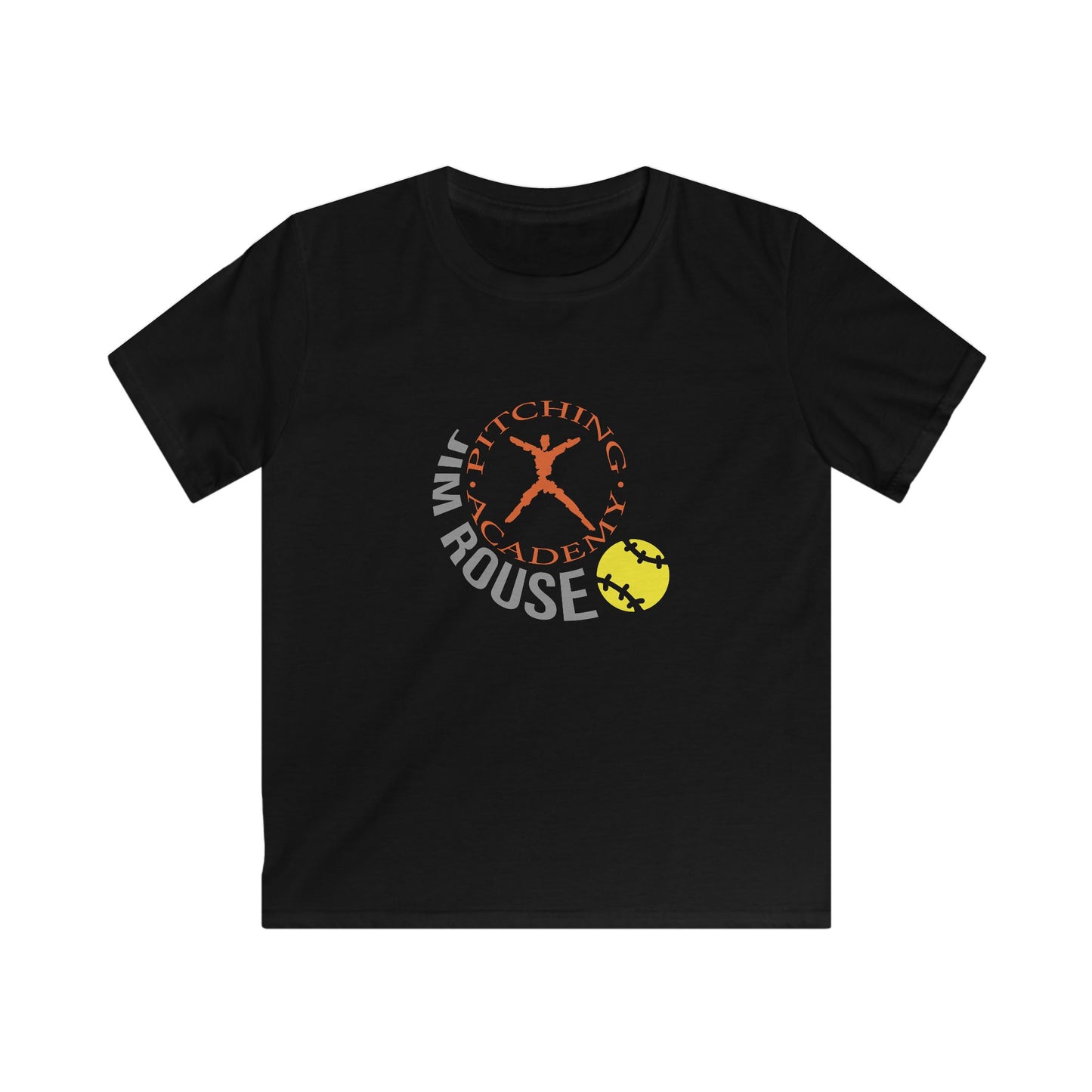Jim Rouse Pitching Academy Kids Shirt - Black