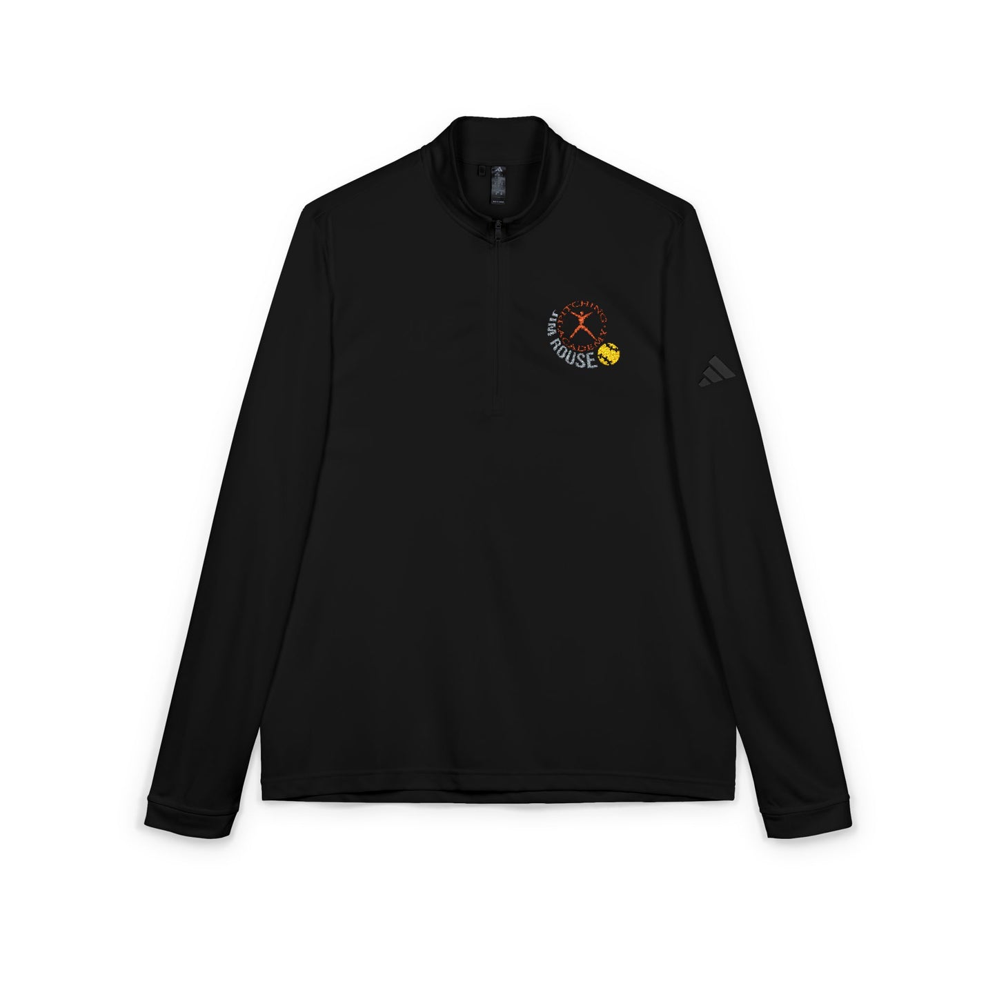 Jim Rouse Pitching Academy Adult Adidas® Quarter-Zip Pullover - Black