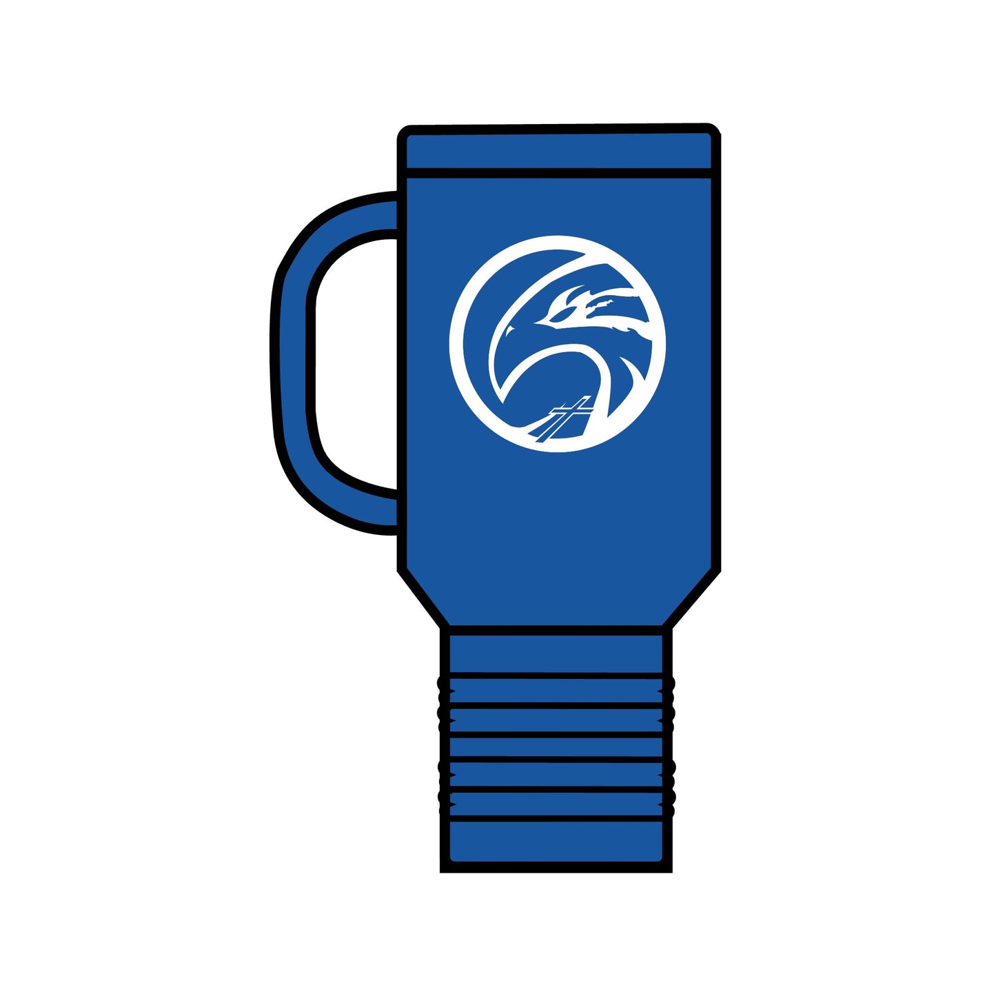 HFCS Hawks Logo Insulated Travel Mug, 40oz