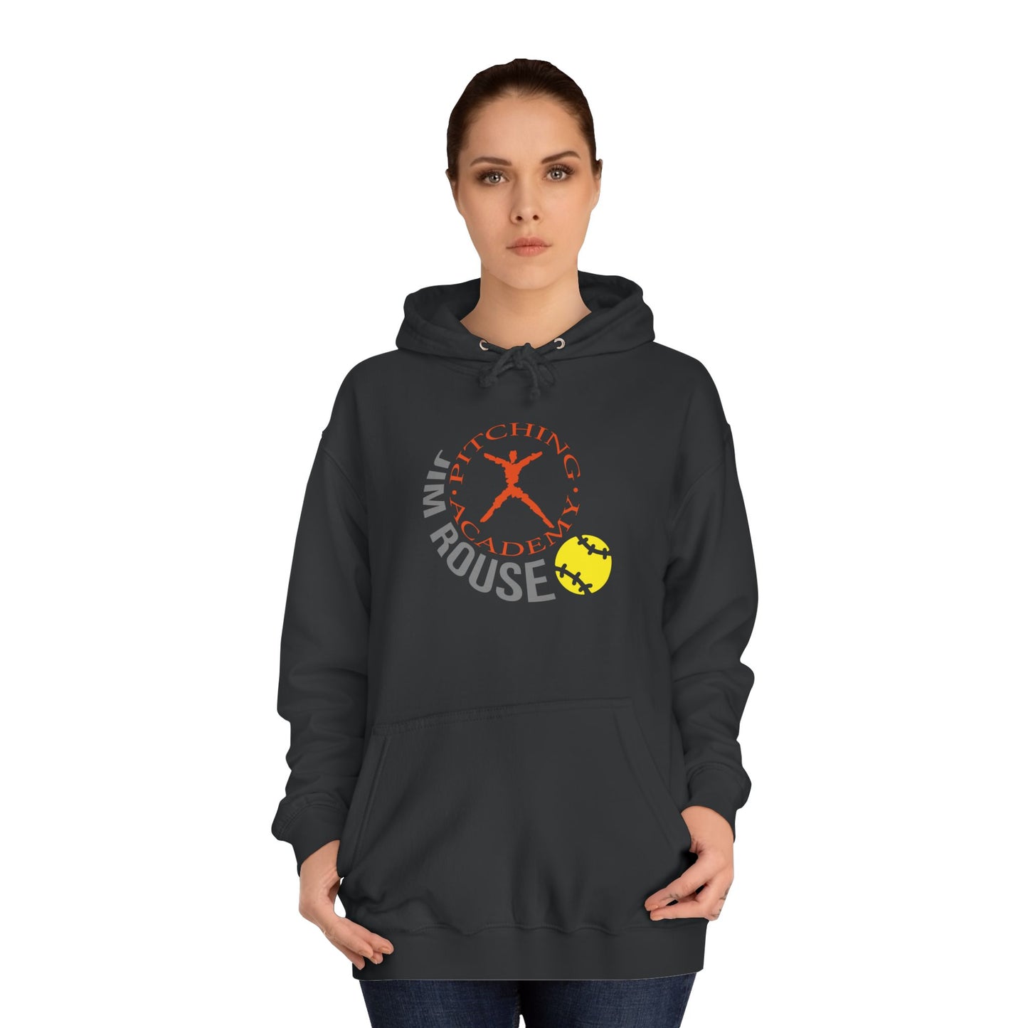 Jim Rouse Pitching Academy Adult Hoodie - Black