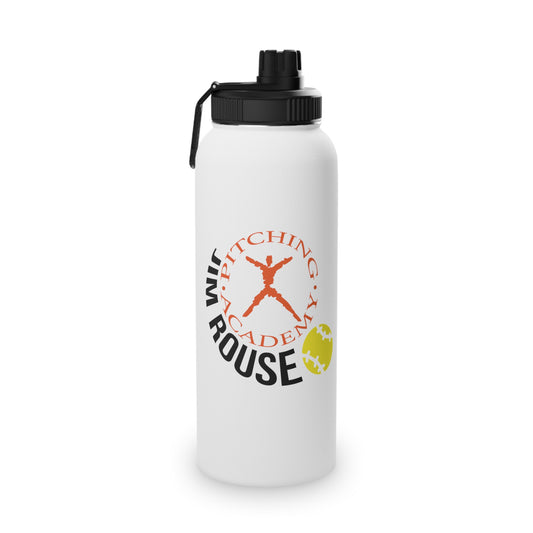 Jim Rouse Pitching Academy 32oz Stainless Steel Sports Water Bottle