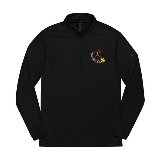 Jim Rouse Pitching Academy Adult Adidas® Quarter-Zip Pullover - Black