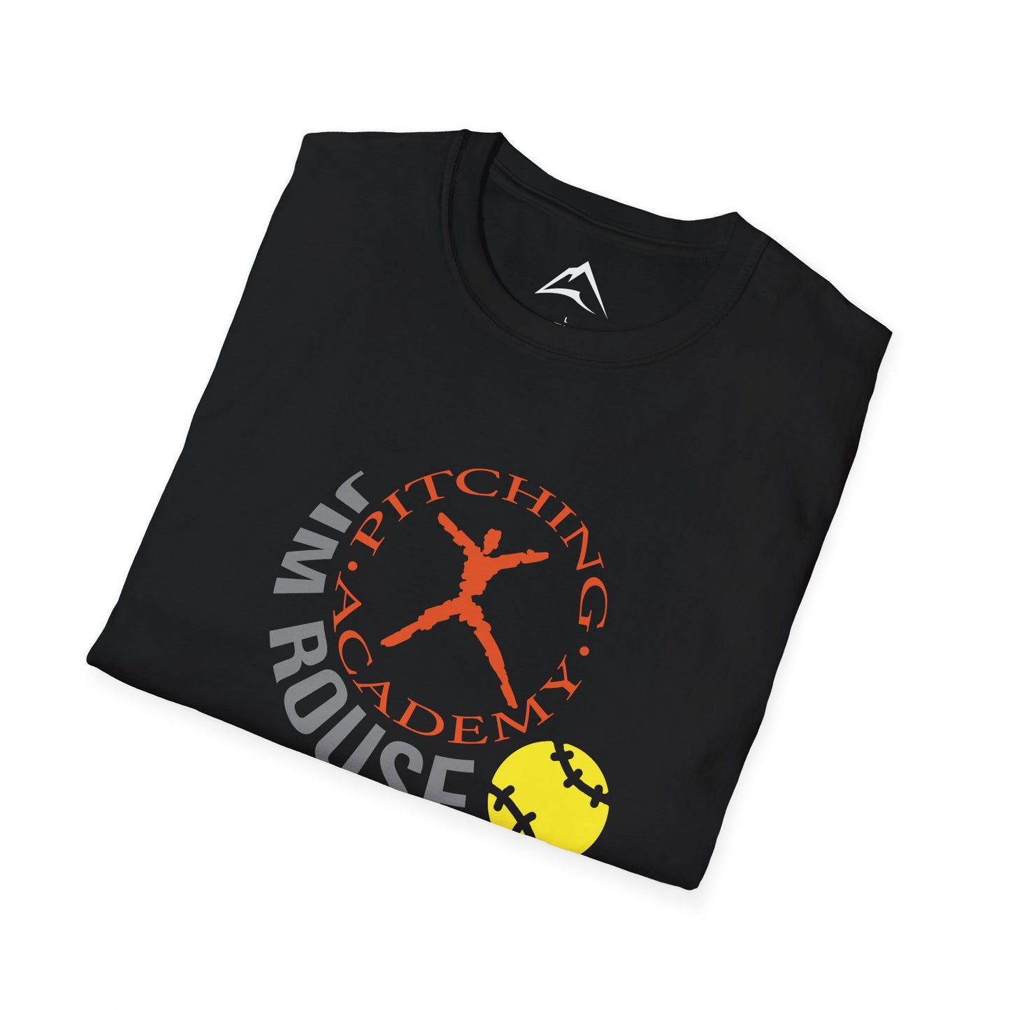 Jim Rouse Pitching Academy Adult T-Shirt - Black