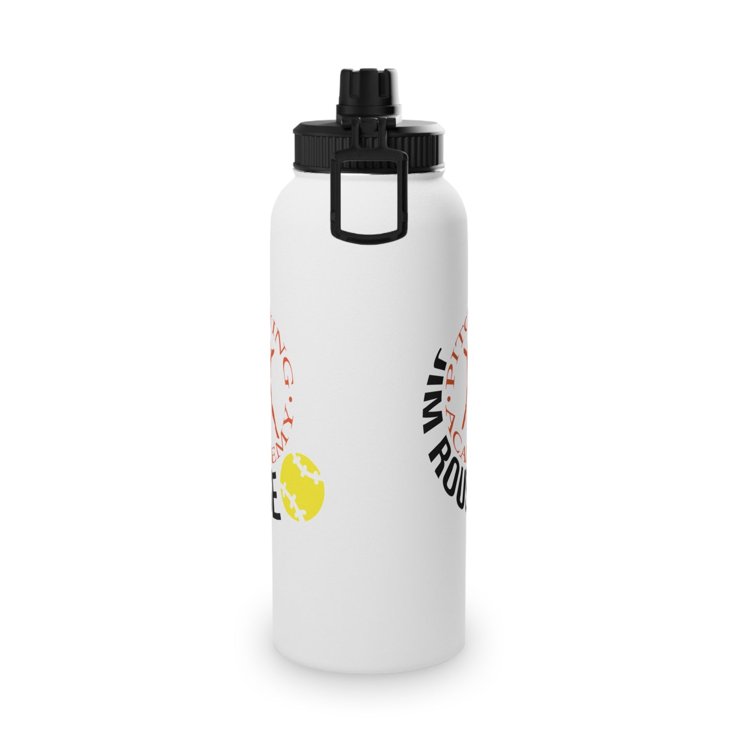 Jim Rouse Pitching Academy 32oz Stainless Steel Sports Water Bottle