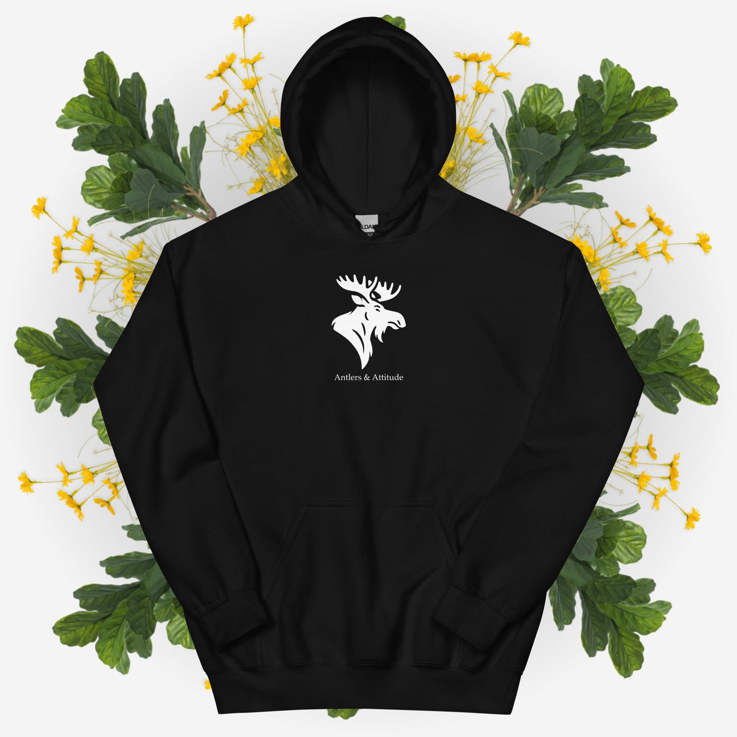 Antlers & Attitude | Unisex Hoodie