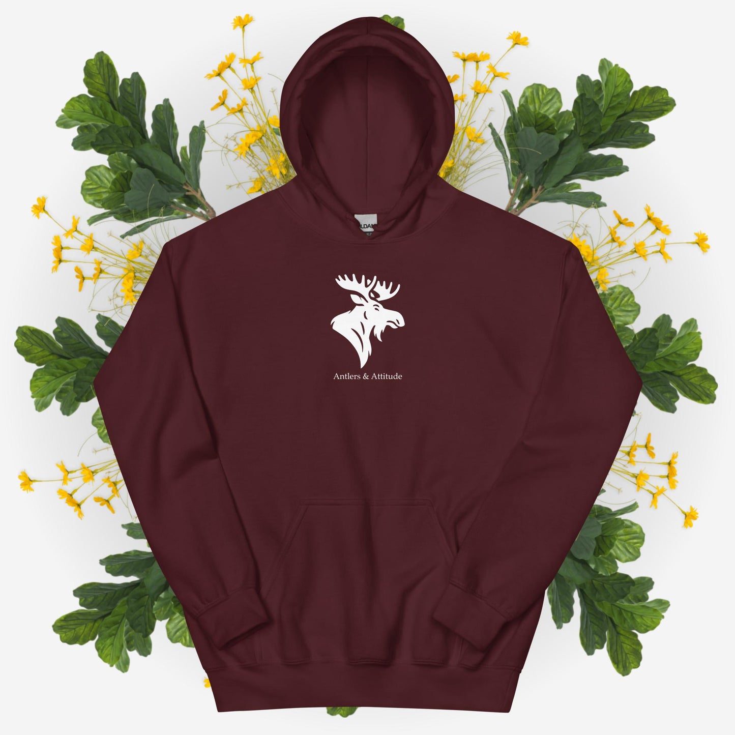Antlers & Attitude | Unisex Hoodie