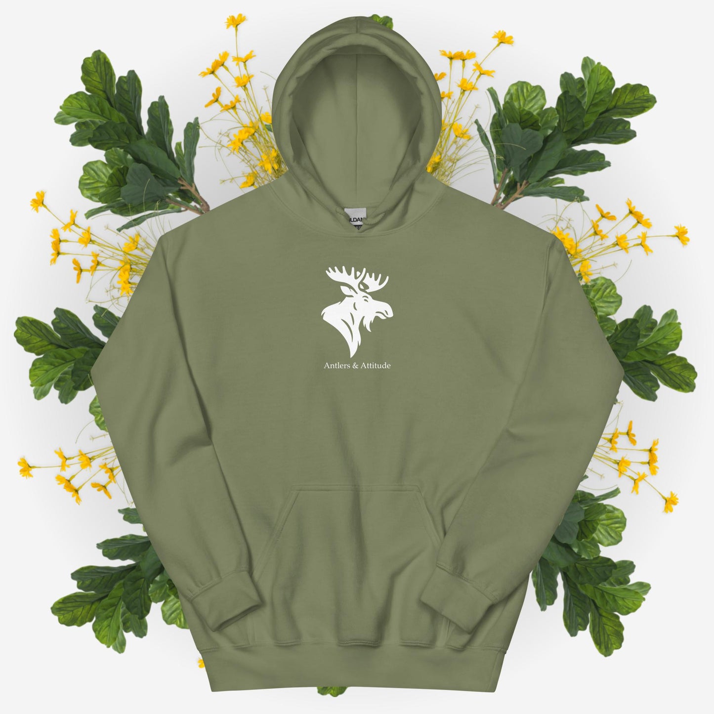 Antlers & Attitude | Unisex Hoodie